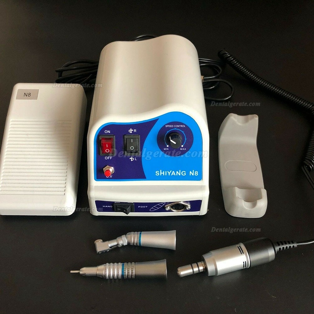 Shiyang N8 S03 Mikromotor mit Winkelst&uuml;cke + Gerade handst&uuml;ck + Luftmotor